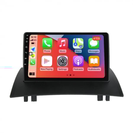 Navigatie Renault Megane 2 din 2002-2009 Android 14 , 4GB RAM , Procesor Quad Core , Wireless Carplay si Android auto , Display HD Touchscreen, Wi-Fi , Bluetooth, USB [2]