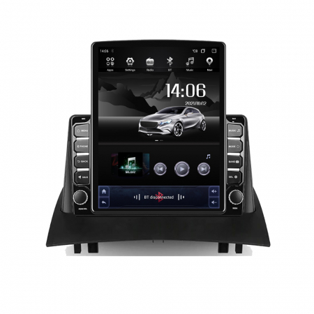 Navigatie dedicata Renault cu Android - Navigatie Renault Megane 2 din 2002-2009, Display TESLA 9.5 inch, 2GB RAM si 32GB ROM, Wireless Carplay si Android Auto, Procesor Octacore, Slot sim 4G, Sunet DSP, Camera Marsarier, Bluetooth, USB, Wi