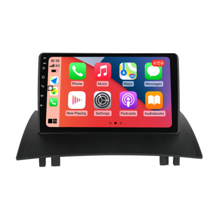 RENAULT - Navigatie Auto Android Renault Megane 2 din 2002-2009, Rezolutie 2K, Ecran QLED 9.5 inch, 8GB RAM si 128GB ROM, Android, Procesor Octacore, Slot sim 4G, Sunet DSP, Wireless Carplay