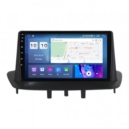 Navigatie Renault Megane 3 Fluence ( 2009 -2015 ) 4 GB RAM si 64 GB ROM, Slot Sim 4G, Procesor Octa Core, Carplay, Sunet DSP, Android, Aplicatii, Usb, Wi Fi, Bluetooth [1]