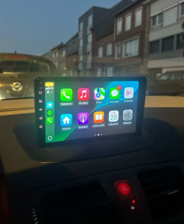 Navigatie Renault Megane 3 Fluence din 2009-2015, Rezolutie 2K, Ecran QLED 9.5 inch, 8GB RAM si 128GB ROM, Android, Procesor Octacore, Slot sim 4G, Sunet DSP, Wireless Carplay [9]
