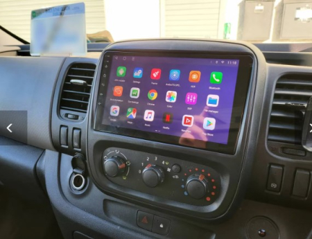 Navigatie Renault Trafic 3 din 2014 - 2022, 8GB RAM si 128GB ROM, Ecran QLED 9 inch, Android 14, Procesor Octacore, Slot sim 4G, Sunet DSP, Wireless Carplay si Android Auto [6]