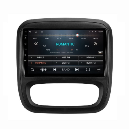 Navigatie Renault Trafic 3 din 2014 - 2022 , Rezolutie 2K, Ecran QLED 9.5 inch, 8GB RAM si 128GB ROM, Android, Procesor Octacore, Slot sim 4G, Sunet DSP, Wireless Carplay [2]