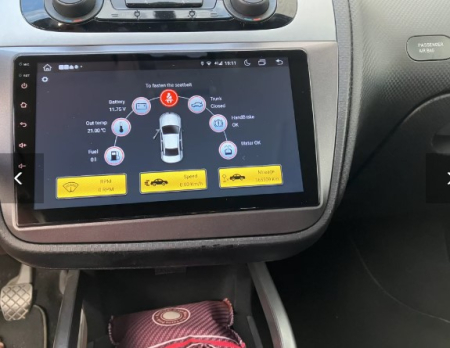Navigatie Seat Altea 2004-2015 Android 14 , 2GB RAM QLED Carplay [6]