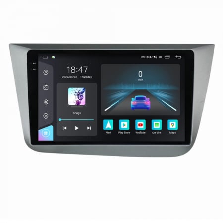 Altea  (2004 - 2015) - Navigatie Seat Altea 2004-2015 Rezolutie 2K , 8GB RAM+128GB ROM QLED