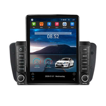 Navigatie Seat Ibiza din 2009 - 2013, Ecran TESLA 9.7 inch, 8 GB RAM si 128 GB ROM, Android 15, Slot Sim 4G, Procesor Octa Core, Carplay Wireless si Android auto, Procesor Sunet Digital DSP, Aplic [1]