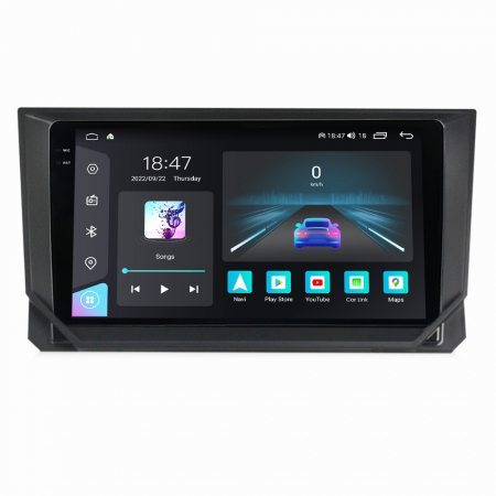 SEAT - Navigatie Auto Android Seat Ibiza din 2017-2020, Rezolutie 2K, Ecran QLED 9.5 inch, 8GB RAM si 128GB ROM, Android, Procesor Octacore, Slot sim 4G, Sunet DSP, Wireless Carplay si Android Auto
