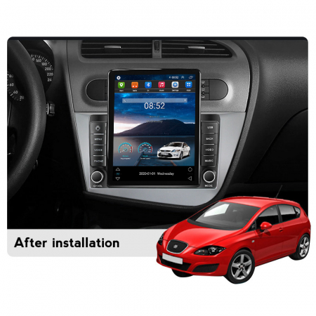 Navigatie Seat Leon 2005-2012 Ecran TESLA 9.7 inch, 8 GB RAM si 128 GB ROM, Android 15, Slot Sim 4G, Procesor Octa Core, Carplay Wireless si Android auto, Procesor Sunet Digital DSP, Aplic [2]