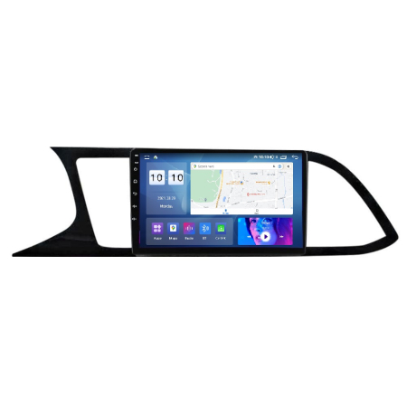 Navigatie dedicata Seat cu Android - Navigatie Seat Leon 3 din 2014-2020 Android 14 , 4GB RAM , Procesor Quad Core , Wireless Carplay si Android auto , Display HD Touchscreen, Wi-Fi , Bluetooth, USB