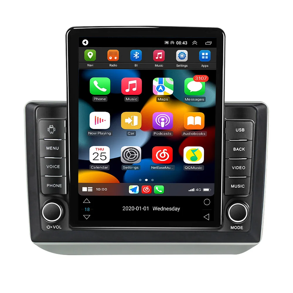 Fabia  (2007 - 2014) - Navigatie Skoda Fabia 2007-2014 Android 14 , 2GB RAM Ecran Tesla