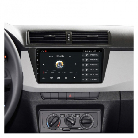 Navigatie Skoda Fabia din 2015-2021, Rezolutie 2K, Ecran QLED 9.5 inch, 8GB RAM si 128GB ROM, Android, Procesor Octacore, Slot sim 4G, Sunet DSP, Wireless Carplay [2]