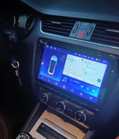 Navigatie Skoda Octavia 3 din 2013-2018, Rezolutie 2K, Ecran QLED 10.5 inch, 8GB RAM si 128GB ROM, Android, Procesor Octacore, Slot sim 4G, Sunet DSP, Wireless Carplay si Android Auto [5]