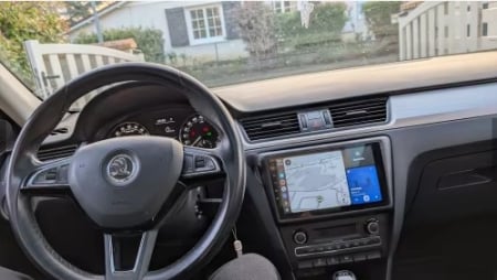 Navigatie Skoda Rapid din 2013-2018, Rezolutie 2K, Display QLED 9.5 inch, 4GB RAM si 64GB ROM, Android, Procesor Octacore, Slot sim 4G, Sunet DSP, Wireless Carplay si Android Auto, Camera Marsarier, U [4]