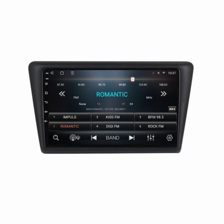 Navigatie Skoda Rapid din 2013-2018, Rezolutie 2K, Display QLED 9.5 inch, 4GB RAM si 64GB ROM, Android, Procesor Octacore, Slot sim 4G, Sunet DSP, Wireless Carplay si Android Auto, Camera Marsarier, U [2]