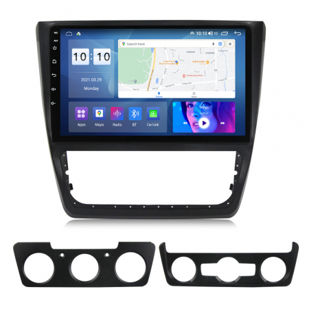 SKODA - Navigatie Auto Android Skoda Yeti 5L din 2009 - 2014, 4GB RAM si 32GB ROM, Display QLED 9 inch, Wireless Carplay si Android Auto, Procesor Octacore, Slot sim 4G, Sunet DSP, Camera Marsarier, Bluetooth, USB, Wi Fi,