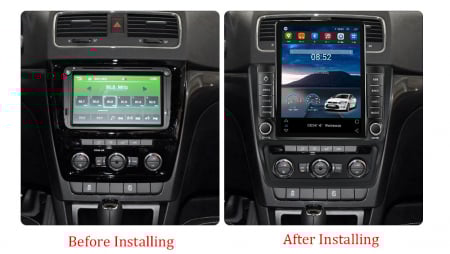 Navigatie Skoda Yeti 5L din 2009 - 2014, Ecran TESLA 9.7 inch, 4 GB RAM si 64 GB ROM, Slot Sim 4G, Procesor Octa Core, Carplay integrat, Procesor Sunet Digital DSP, Android, Aplicatii, Usb [3]