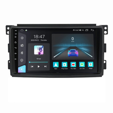 Navigatie dedicata Smart cu Android - Navigatie Smart din 2006-2010, Rezolutie 2K, Ecran QLED 9.5 inch, 8GB RAM si 128GB ROM, Android, Procesor Octacore, Slot sim 4G, Sunet DSP, Wireless Carplay si Android Auto