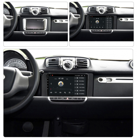 Navigatie Smart din 2010 - 2015, 8GB RAM si 128GB ROM, Ecran QLED 9 inch, Android 14, Procesor Octacore, Slot sim 4G, Sunet DSP, Wireless Carplay si Android Auto, Camera Marsarier [2]