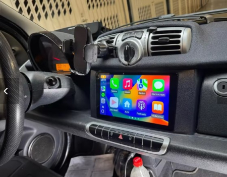 Navigatie Smart ForTwo ( 2010 - 2015 ) 4GB RAM si 64GB ROM, Ecran QLED 9 inch, Android 14, Procesor Octacore, Slot sim 4G, Sunet DSP, Wireless Carplay si Android Auto, Camera Marsarier [7]