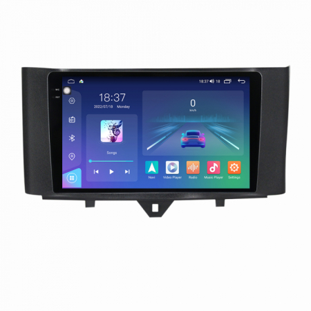 Navigatie Smart ForTwo ( 2010 - 2015 ) 4GB RAM si 64GB ROM, Ecran QLED 9 inch, Android 14, Procesor Octacore, Slot sim 4G, Sunet DSP, Wireless Carplay si Android Auto, Camera Marsarier [5]