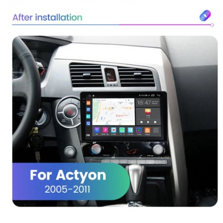 Navigatie Ssangyong Kyron 2005-2011 Android 14 , 4GB RAM+32GB ROM QLED [4]