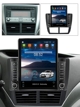 Navigatie Subaru Forester din 2007 - 2012, Ecran TESLA 9.5 inch, 4 GB RAM si 64 GB ROM, Slot Sim 4G, Procesor Octa Core, Carplay integrat, Procesor Sunet Digital DSP, Android, Aplicatii, Usb [3]