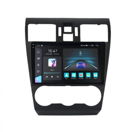 Navigatie dedicata Subaru cu Android - Navigatie Subaru Forester din 2012-2019, Rezolutie 2K, Display QLED 9.5 inch, 4GB RAM si 64GB ROM, Android, Procesor Octacore, Slot sim 4G, Sunet DSP, Wireless Carplay si Android Auto, Camera Marsarie
