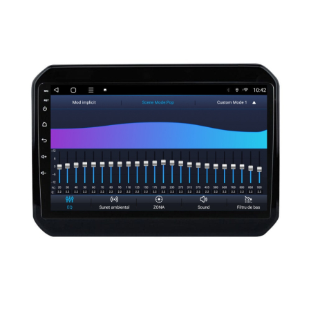 Navigatie Suzuki Ignis din 2016-2020, Rezolutie 2K, Display QLED 9.5 inch, 4GB RAM si 64GB ROM, Android, Procesor Octacore, Slot sim 4G, Sunet DSP, Wireless Carplay si Android Auto, Camera Marsarier, [3]