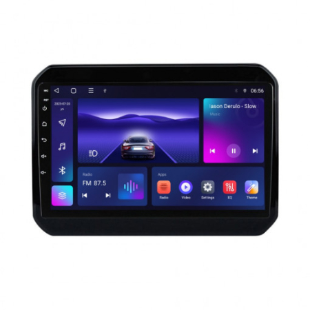 Navigatie Suzuki Ignis din 2016-2020, Rezolutie 2K, Display QLED 9.5 inch, 4GB RAM si 64GB ROM, Android, Procesor Octacore, Slot sim 4G, Sunet DSP, Wireless Carplay si Android Auto, Camera Marsarier, [1]