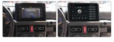 Navigatie Suzuki Jimny din 2018 - 2022, 4GB RAM si 64GB ROM, Ecran QLED 9 inch, Android 14, Procesor Octacore, Slot sim 4G, Sunet DSP, Wireless Carplay si Android Auto, Camera Marsarier [1]