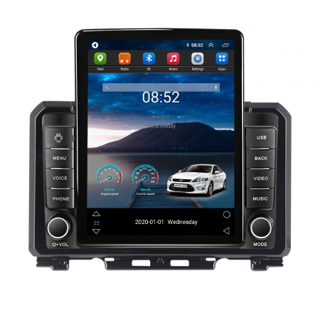 Jimny  (2018 - 2022) - Navigatie Suzuki Jimny din 2018 - 2022, Ecran TESLA 9.7 inch, 8 GB RAM si 128 GB ROM, Android 15, Slot Sim 4G, Procesor Octa Core, Carplay Wireless si Android auto, Procesor Sunet Digital DSP, Aplic