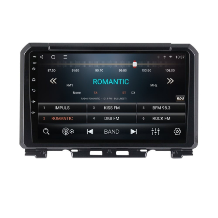 Navigatie Suzuki Jimny din 2018-2022, Rezolutie 2K, Display QLED 9.5 inch, 4GB RAM si 64GB ROM, Android, Procesor Octacore, Slot sim 4G, Sunet DSP, Wireless Carplay si Android Auto, Camera Marsarier, [2]