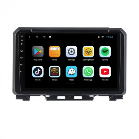 Navigatie Suzuki Jimny din 2018-2022, Rezolutie 2K, Ecran QLED 9.5 inch, 8GB RAM si 128GB ROM, Android, Procesor Octacore, Slot sim 4G, Sunet DSP, Wireless Carplay [3]