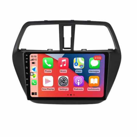 SUZUKI - Navigatie Auto Android Suzuki S Cross din 2012-2017, 4GB RAM si 32GB ROM, Display QLED 9 inch, Wireless Carplay si Android Auto, Procesor Octacore, Slot sim 4G, Sunet DSP, Camera Marsarier, Bluetooth, USB, Wi Fi,