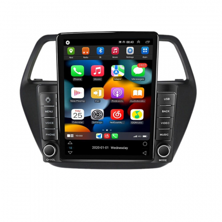 Navigatie Suzuki S Cross din 2012 - 2017, Ecran TESLA 9.7 inch, 4 GB RAM si 64 GB ROM, Slot Sim 4G, Procesor Octa Core, Carplay integrat, Procesor Sunet Digital DSP, Android, Aplicatii, Usb, Wi Fi [1]
