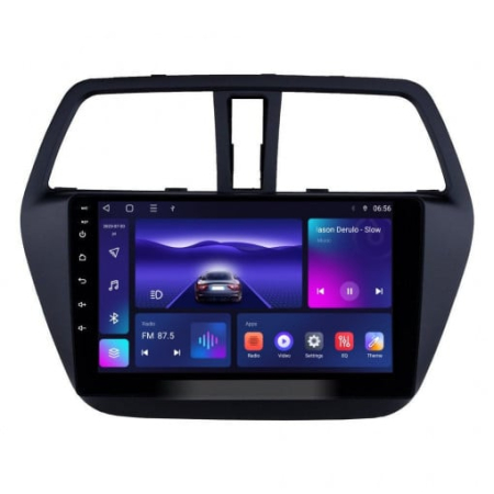 Navigatie Suzuki S Cross din 2012-2017, Rezolutie 2K, Display QLED 9.5 inch, 4GB RAM si 64GB ROM, Android, Procesor Octacore, Slot sim 4G, Sunet DSP, Wireless Carplay si Android Auto, Camera Marsarier [1]