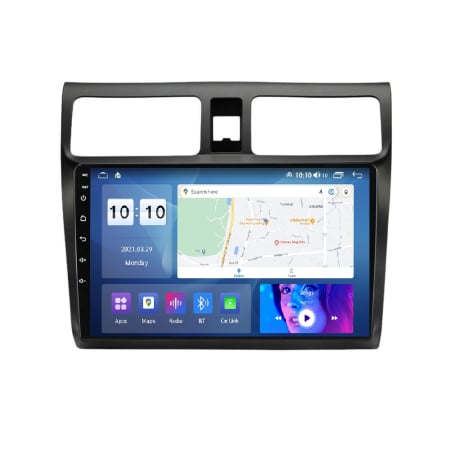 Swift (2003 - 2010) - Navigatie Suzuki Swift din 2003 - 2010, 8GB RAM si 128GB ROM, Ecran QLED 9 inch, Android 14, Procesor Octacore, Slot sim 4G, Sunet DSP, Wireless Carplay si Android Auto, Camera Marsarier
