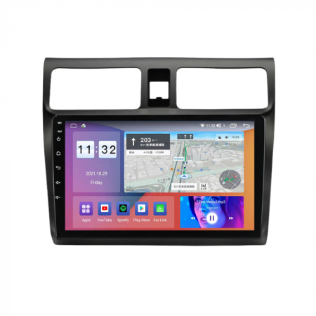 Navigatie Suzuki Swift din 2003 - 2010, 8GB RAM si 128GB ROM, Ecran QLED 9 inch, Android 14, Procesor Octacore, Slot sim 4G, Sunet DSP, Wireless Carplay si Android Auto, Camera Marsarier [1]
