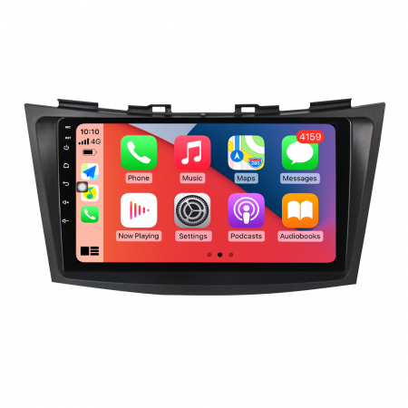 SUZUKI - Navigatie Auto Android Suzuki Swift din 2010-2017, 4GB RAM si 32GB ROM, Display QLED 9 inch, Wireless Carplay si Android Auto, Procesor Octacore, Slot sim 4G, Sunet DSP, Camera Marsarier, Bluetooth, USB, Wi Fi, Ra