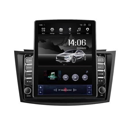 Swift  (2010 - 2017) - Navigatie Suzuki Swift din 2010-2017, Display TESLA 9.5 inch, 2GB RAM si 32GB ROM, Wireless Carplay si Android Auto, Procesor Octacore, Slot sim 4G, Sunet DSP, Camera Marsarier, Bluetooth, USB, Wi Fi,