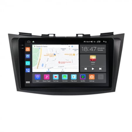 Navigatie Suzuki Swift din 2010-2017, Rezolutie 2K, Ecran QLED 9.5 inch, 8GB RAM si 128GB ROM, Android, Procesor Octacore, Slot sim 4G, Sunet DSP, Wireless Carplay si Android Auto [4]