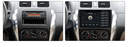 Navigatie Suzuki SX4 ( 2006 - 2014 ) , Android , Display 9 inch , 2GB RAM + 32 GB ROM , Internet , 4G , Aplicatii , Waze , Wi Fi , Usb , Bluetooth , Mirrorlink [3]