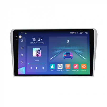 Navigatie Toyota Avensis din 2002-2008, Rezolutie 2K, Ecran QLED 9.5 inch, 8GB RAM si 128GB ROM, Android, Procesor Octacore, Slot sim 4G, Sunet DSP, Wireless Carplay si Android Auto [2]
