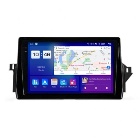 Navigatie Toyota Camry 2021 - 2024 Rezolutie 2K, Ecran QLED 9.5 inch, 8GB RAM si 128GB ROM, Android, Procesor Octacore, Slot sim 4G, Sunet DSP, Wireless Carplay [1]