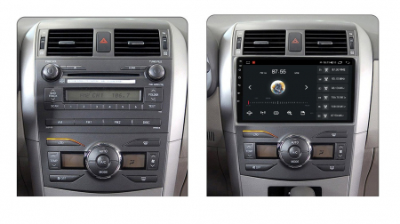 Navigatie Toyota Corolla ( 2006 - 2013 ) 4 GB RAM si 64 GB ROM, Slot Sim 4G, Procesor Octa Core, Carplay, Sunet DSP, Android, Aplicatii, Usb, Wi Fi, Bluetooth [3]