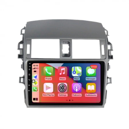 Navigatie Toyota Corolla ( 2006 - 2013 ) 4GB RAM si 64GB ROM, Ecran QLED 9 inch, Android 14, Procesor Octacore, Slot sim 4G, Sunet DSP, Wireless Carplay si Android Auto, Camera Marsarier [1]