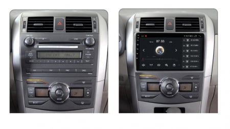 Navigatie Toyota Corolla ( 2006 - 2013 ) 4GB RAM si 64GB ROM, Ecran QLED 9 inch, Android 14, Procesor Octacore, Slot sim 4G, Sunet DSP, Wireless Carplay si Android Auto, Camera Marsarier [7]