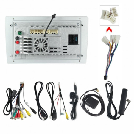 Navigatie Toyota Corolla 2006 - 2013 Rezolutie 2K, Ecran QLED 9.5 inch, 8GB RAM si 128GB ROM, Android, Procesor Octacore, Slot sim 4G, Sunet DSP, Wireless Carplay [2]