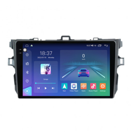 Toyota Corolla 2006 - 2013 - Navigatie Toyota Corolla 2006 - 2013 Rezolutie 2K, Ecran QLED 9.5 inch, 8GB RAM si 128GB ROM, Android, Procesor Octacore, Slot sim 4G, Sunet DSP, Wireless Carplay