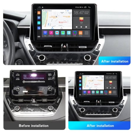 Navigatie Toyota Corolla 2018 - 2022 , Android 14 , 4GB RAM , Procesor Quad Core , Wireless Carplay si Android auto , Display HD Touchscreen, Wi-Fi , Bluetooth, USB [3]